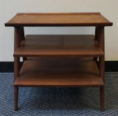 MID-CENTURY MODERN BRASS INLAI