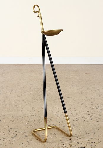 MID CENTURY MODERN BRASS IRON