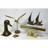 Mid Century Modern Brass Lot;