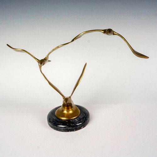 MID CENTURY MODERN BRASS SEAGULLS