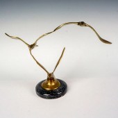 MID CENTURY MODERN BRASS SEAGU