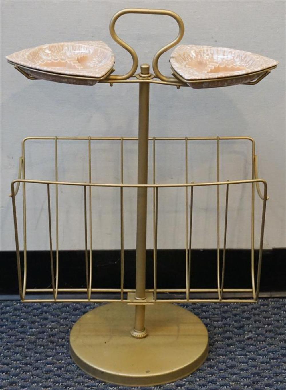MID CENTURY MODERN BRASSTONE AND
