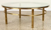 MID CENTURY MODERN BRONZE GLAS