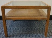 MID-CENTURY MODERN CANED AND G