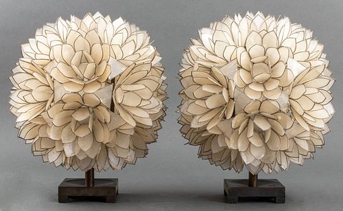 MID-CENTURY MODERN CAPIZ SHELL