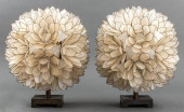 MID-CENTURY MODERN CAPIZ SHELL