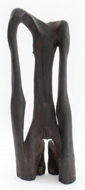 MID CENTURY MODERN CARVED WOOD