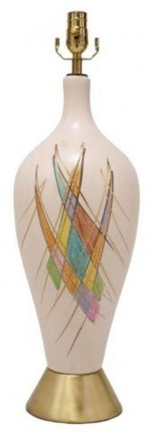 MID-CENTURY MODERN CERAMIC TAB