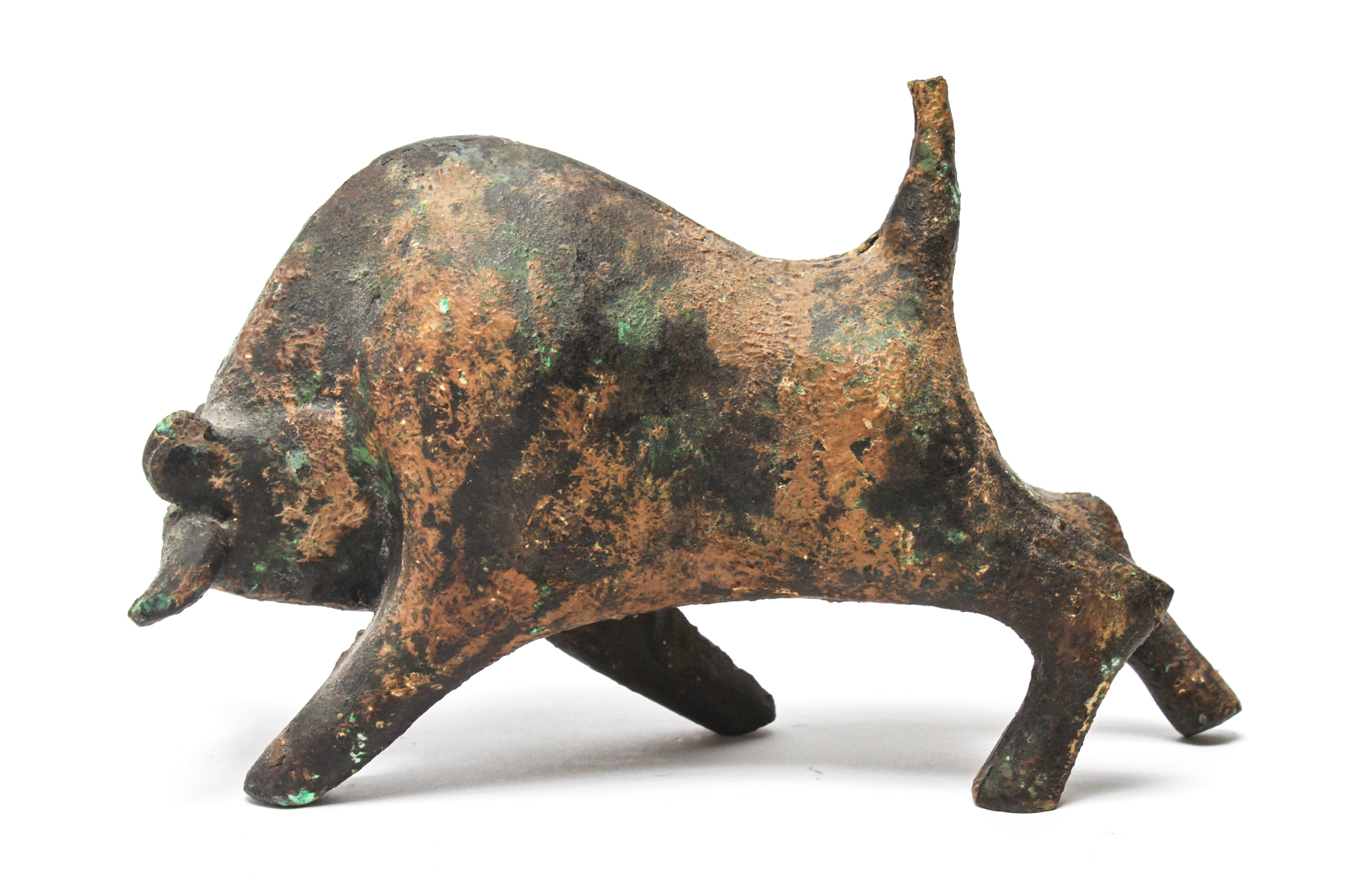 MID-CENTURY MODERN CHARGING BULL