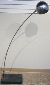 MID-CENTURY MODERN CHROME ARC