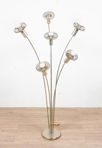 MID-CENTURY MODERN CHROME FLOOR