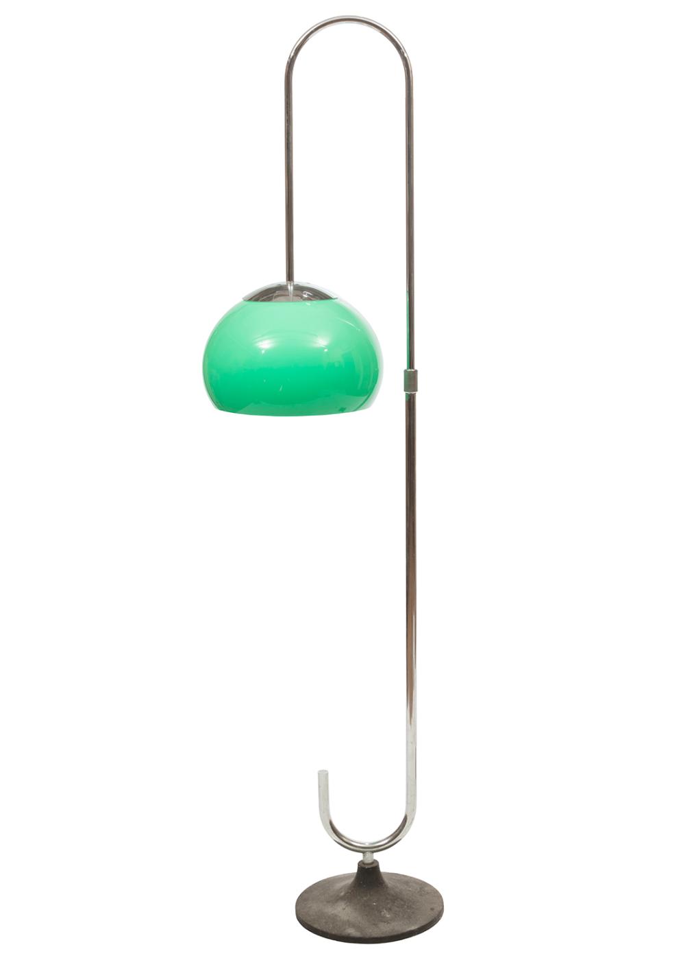 MID-CENTURY MODERN CHROME FLOOR