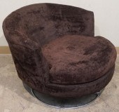 MID-CENTURY MODERN CHROME UPHO