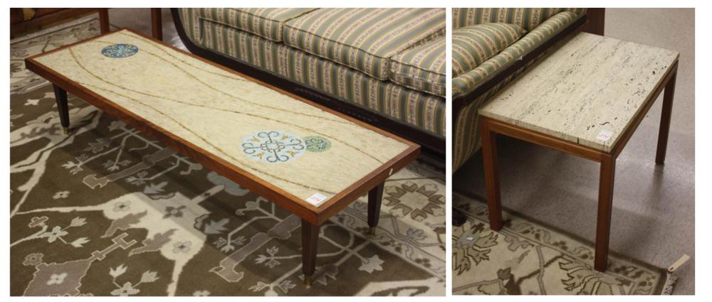 MID-CENTURY MODERN COFFEE TABLE AND