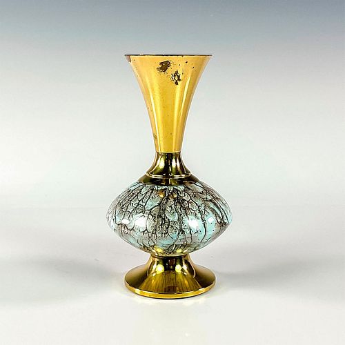 MID-CENTURY MODERN DELFT BRASS BASE