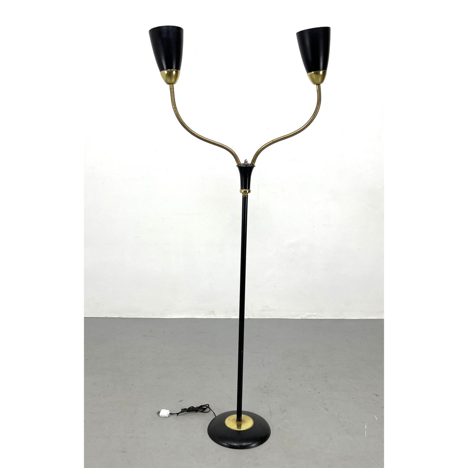 Mid Century Modern Double Gooseneck