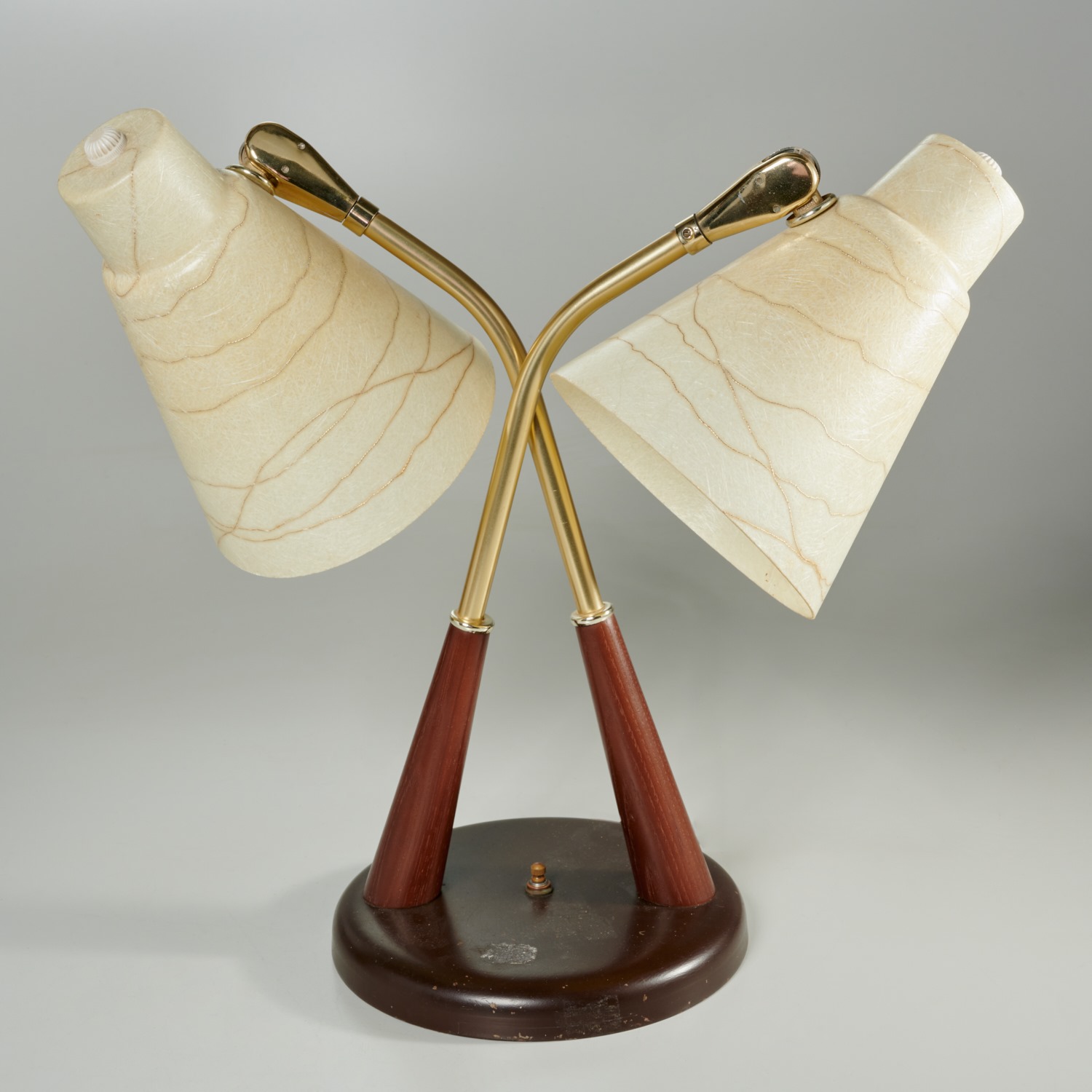 MID-CENTURY MODERN DOUBLE GOOSENECK