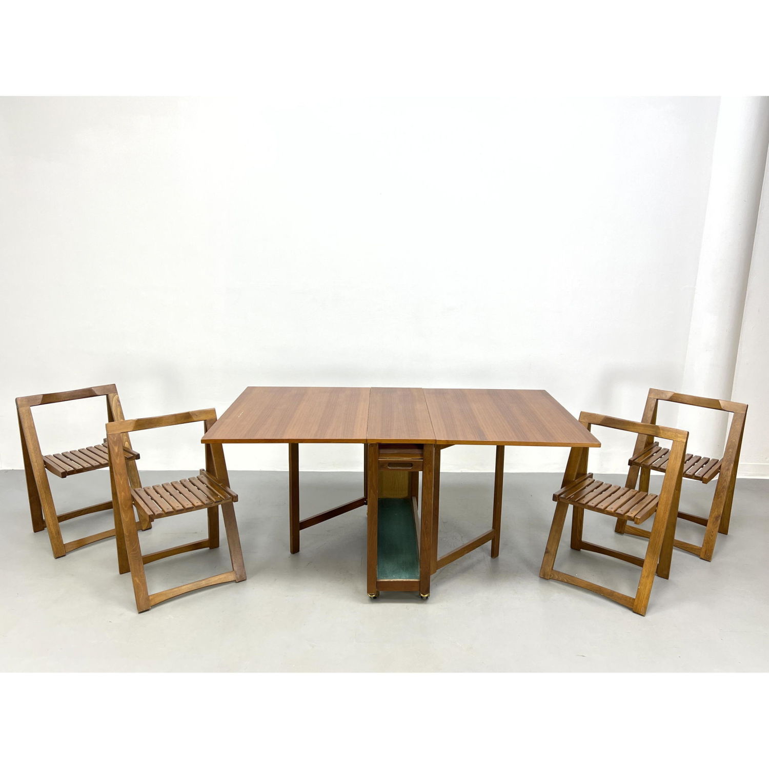 Mid Century Modern Drop Side Dining