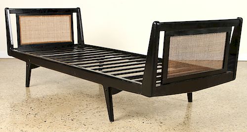 MID CENTURY MODERN EBONIZED CANE