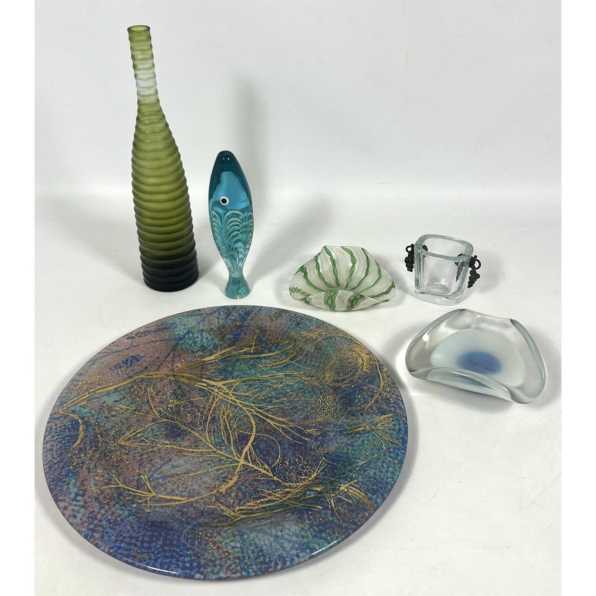 Mid Century Modern Glass Lot.