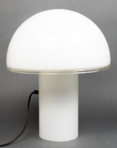 MID-CENTURY MODERN GLASS MUSHR