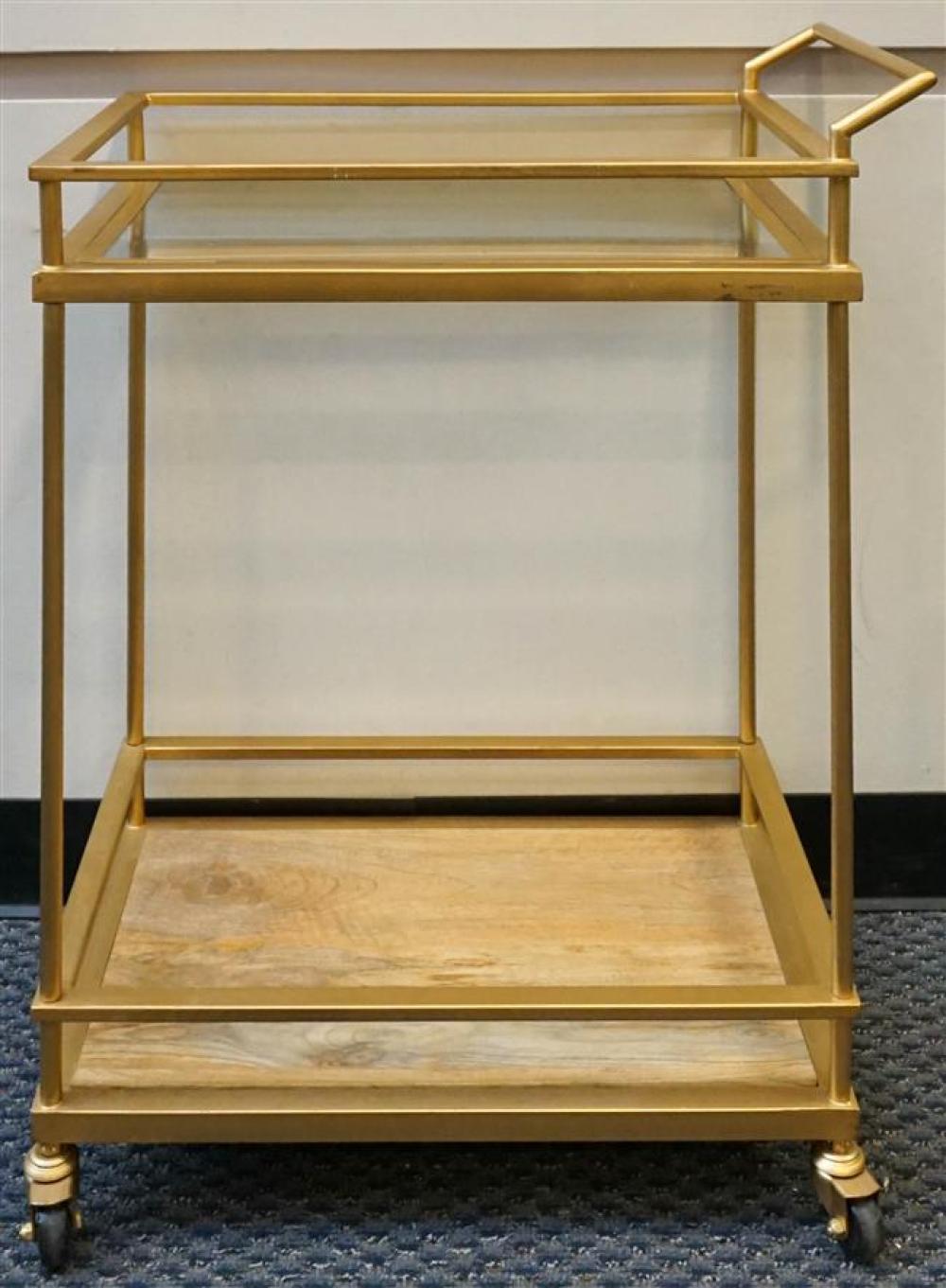 MID-CENTURY MODERN GOLD PAINTED