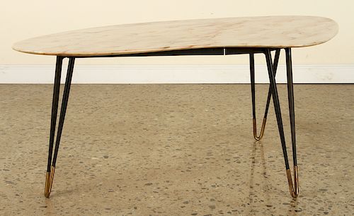 MID CENTURY MODERN IRON COFFEE