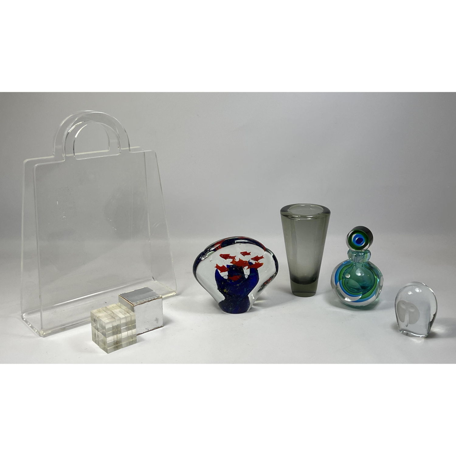 Mid Century Modern Lot. Lucite