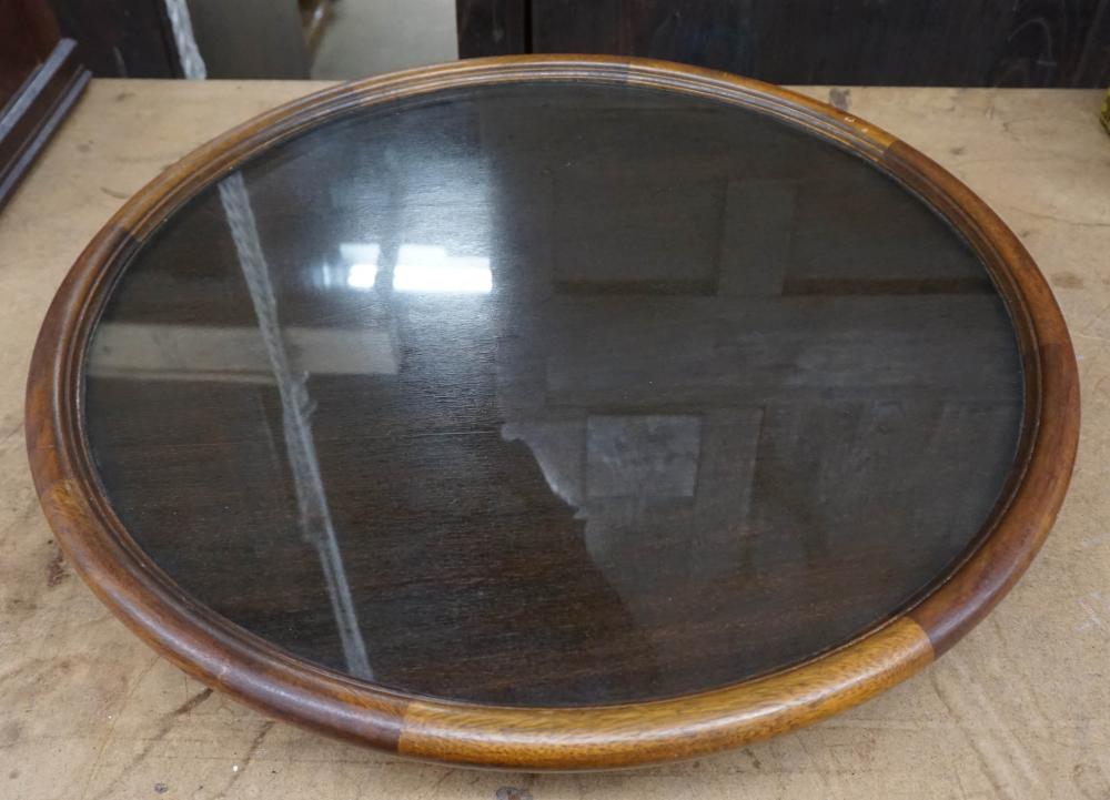 MID-CENTURY MODERN MAHOGANY LAZY