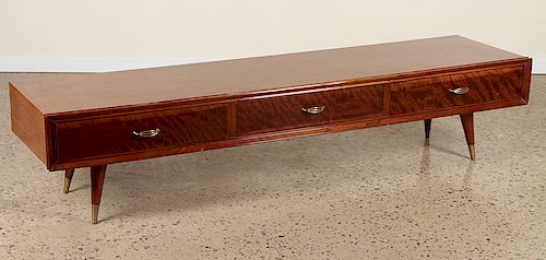 MID CENTURY MODERN MAHOGANY LOW