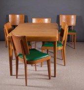 MID-CENTURY MODERN MAPLE DININ