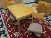 MID-CENTURY MODERN MAPLE DININ