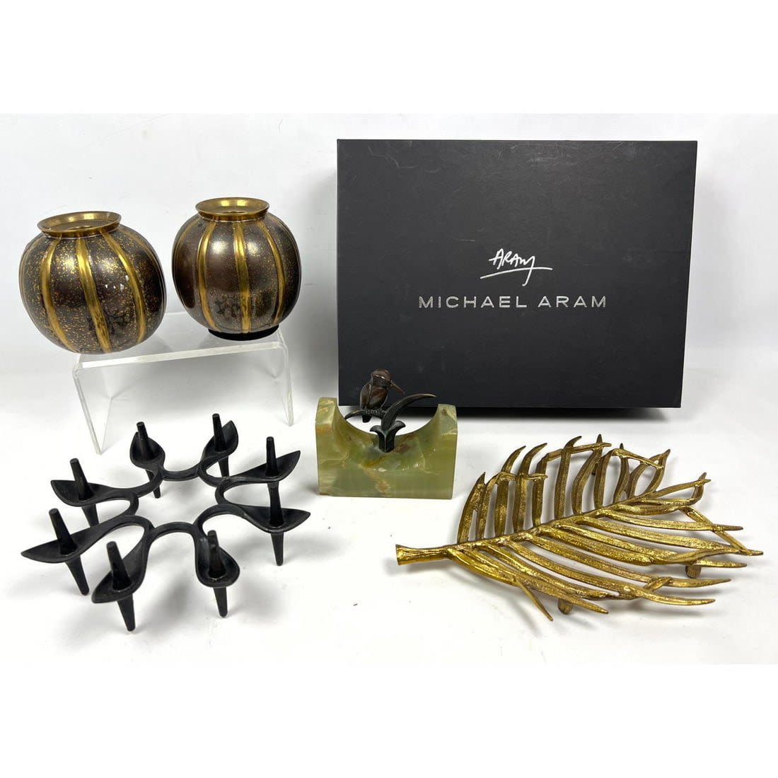 Mid Century Modern Metals Lot.