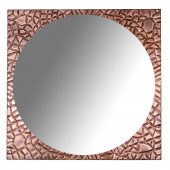 MID-CENTURY MODERN MIRROR RUST