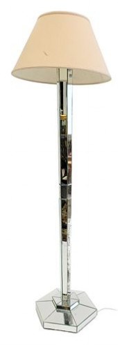 MID CENTURY MODERN MIRRORED FL