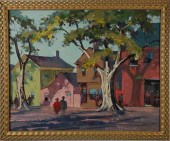 MID CENTURY MODERN OIL ON MASO