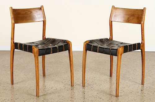 MID CENTURY MODERN PAIR ITALIAN OAK