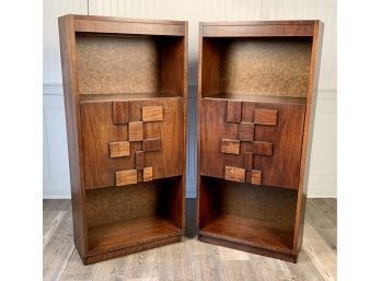 Mid Century Modern pair of cabinets