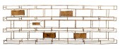MID-CENTURY MODERN PATINATED M