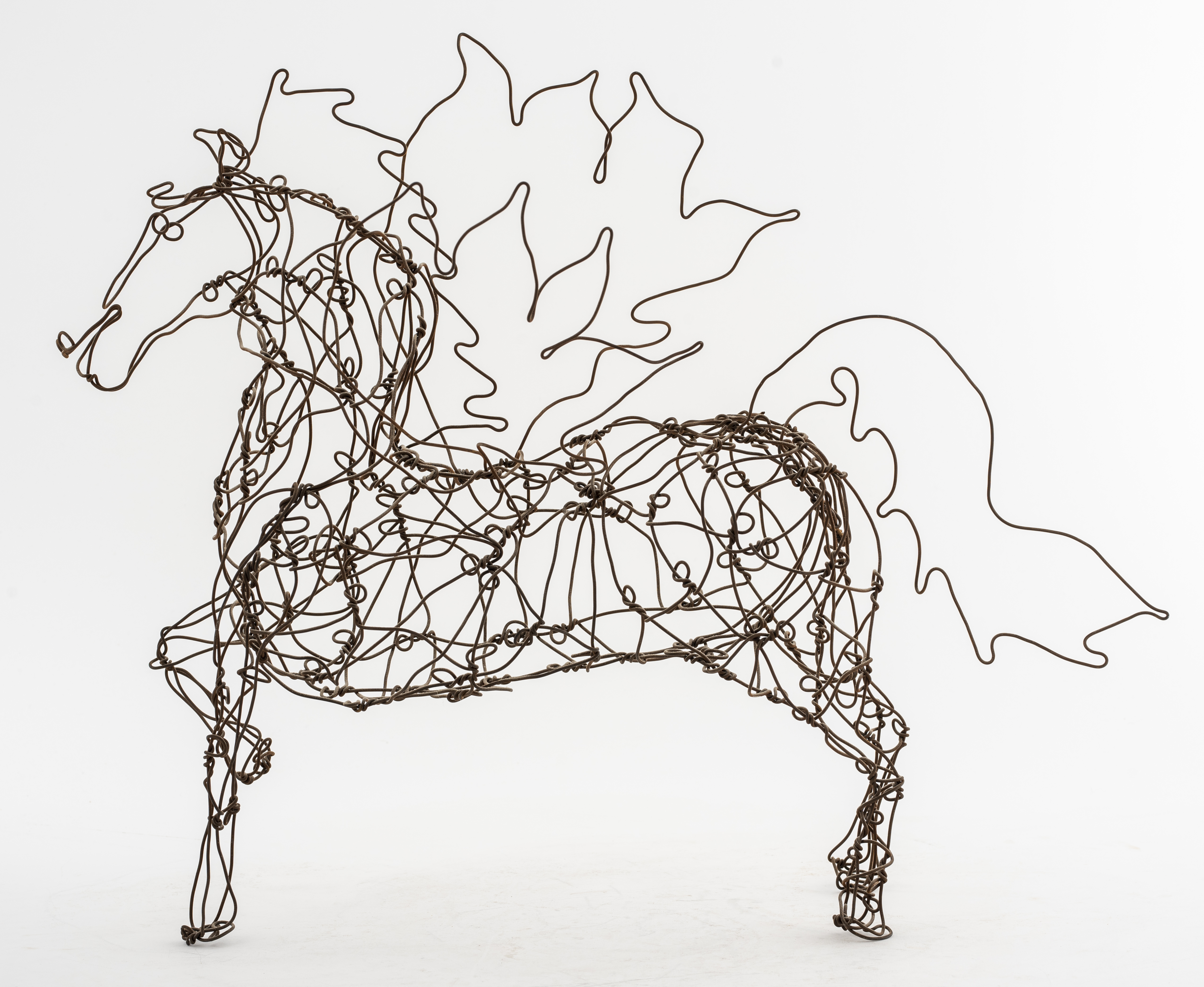 MID-CENTURY MODERN 'PEGASUS' WIRE