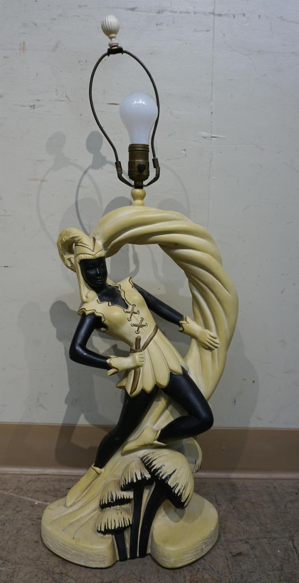 MID-CENTURY MODERN, PLASTER FIGURAL