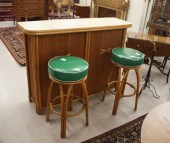 MID-CENTURY MODERN RATTAN FRON