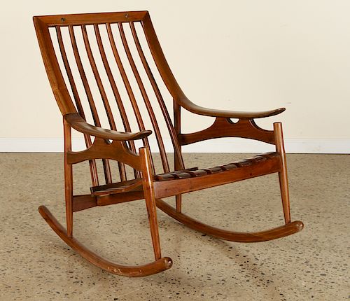 MID CENTURY MODERN ROCKING CHAIR