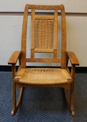 MID-CENTURY MODERN ROPE SEAT T