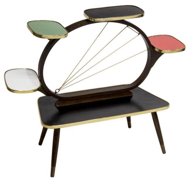 MID-CENTURY MODERN TABLE W/