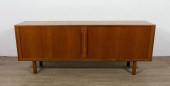 MID CENTURY MODERN TAMBOUR OFF