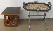 MID-CENTURY MODERN TEAK AND BL