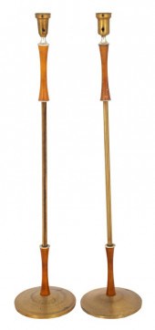 MID-CENTURY MODERN TEAK AND BR