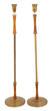 MID-CENTURY MODERN TEAK AND BR
