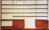 MID-CENTURY MODERN TEAK AND BR